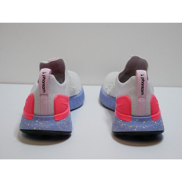 NEW NIKE REACT PHANTOM RUN FLYKNIT 2 SHOES CONFETTI FD0879 001 WOMENS SIZE - 6.5 - Picture 4 of 15